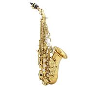 Sasuori Golden Brass Carve Patrón Bb Doblado Althorne Saxofón Soprano Sax Perla Blanca Shell Botones Instrumento de Viento con los Guantes Casos Trapo de Limpieza de Grasa Cepillo de Banda