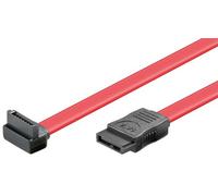 Equip 111802 Cable de SATA 0,5 m SATA 7-Pin Rojo - Cable SATA (0,5 m, SATA II, SATA 7-Pin, SATA 7-Pin, Male Connector/Male Connector, Rojo)