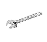 SATA ST47204SC Llave Inglesa Ajustable de 254mm con Cuerpo de Aleación de Acero forjado, Mordaza Ancha y Acabado Cromado