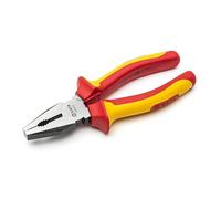 SATA ST70331ST Alicates Combinados para Juez de Línea con Aislamiento VDE de 152 mm con Cuerpo de Acero al Cromo Vanadio y Mangos Antideslizantes de Dos Materiales