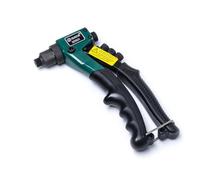 SATA ST90501SC Pistola remachadora de 8 pulgadas, con cuerpo de acero resistente y mango de goma con resorte que expulsa los vástagos de los remaches automáticamente