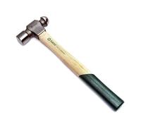 SATA ST92314SC Martillo de Bolas con Cabeza de Acero Forjado, Mango de Nogal y Mango Contorneado Antideslizante Verde, 900 Gramos