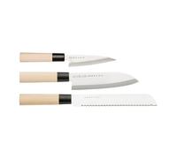Satake Set de cuchillos Satake Houcho 3 piezas Hi Carbon Steel