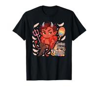 Satán era un jovencito divertido diseño del orgullo del diablo queer Camiseta