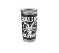 Satan is my sugar daddy Teufel und Infierno. Vaso térmico de acero inoxidable de doble pared