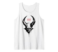 Satanás 666 Lucifer Cuernos Wicca Diablo Brujería Paganismo Camiseta sin Mangas