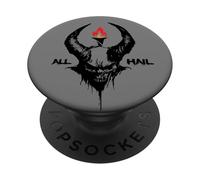 Satanás Llama Negra Wicca Diablo Brujería Paganismo Lucifer PopSockets PopGrip Adhesivo