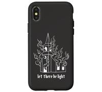 Satanás Oculto Ardiente Iglesia Profana Anticristo Halloween Carcasa para iPhone X/XS