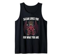 Satanás Te Ama Tal Y como Eres. Camiseta sin Mangas