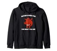 Satanás Te Ama Tal Y como Eres. Sudadera con Capucha
