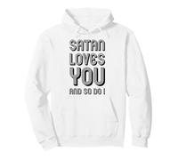 Satanás te ama y yo también Sudadera con Capucha
