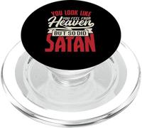 Satánico Pero Satanás también lo Hizo Satanista PopSockets PopGrip para MagSafe