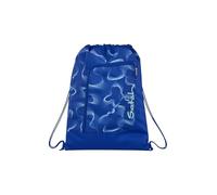 Satch Bolsa de cordon bolsa de deporte niñas y niños, con bolsillo con cremallera, 12 l, acoplable a mochila Vibrant Blue - Azul