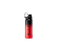 Satch Botella acero inoxidable, sin BPA, 0,5 l, a prueba de fugas, apta para bebidas frías, calientes y con gas Black Graffiti - Rojo