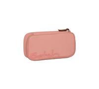 satch Caja extragrande con compartimento separador, compartimento con cremallera, soporte para bolígrafos, escuadra, ventana para horario, coral nórdico, coral