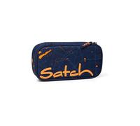 Satch Estuche Extra Grande con Separador, Bolsillo con Cremallera, portalápices y Ventana para horario con Regla Triangular Urban Journey - Azul Oscuro