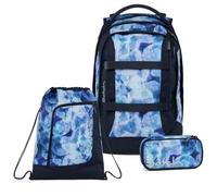 Satch Juego mochila Blurry Sky Artículos escolares Unisex Poliéster Reciclado Multicolor
