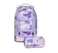 Satch Juego mochila Lilac Blossom Artículos escolares Unisex Poliéster Reciclado Multicolor