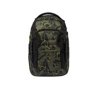 Satch Match Geo Storm Mochila, Juventud Unisex, Olive, Black, Yellow (Multicolor), Talla Única
