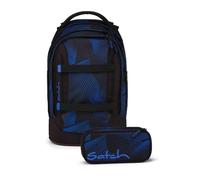 Satch Pack de mochila escolar de 2 piezas, incluye estuche, Azul sísmico, 45 x 30 x 27 cm, Moderno, ergonómico