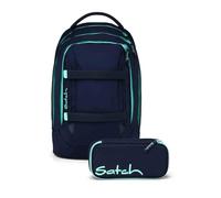 Satch Pack de mochila escolar de 2 piezas, incluye estuche, Menta oceá, 45 x 30 x 27 cm, Moderno, ergonómico