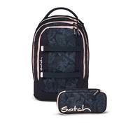 Satch Pack de mochila escolar de 2 piezas, incluye estuche, Midnight Jungle, 45 x 30 x 27 cm, Moderno, ergonómico