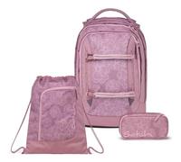 Satch Pack de mochila escolar de 3 piezas, incluye estuche y bolsa de deporte, Magnolia Dream, 45 x 30 x 27 cm, Moderno, ergonómico