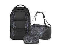 Satch Pack de mochila escolar de 3 piezas, incluye estuche y bolsa de deporte, Street Ink, 45 x 30 x 27 cm, Moderno, ergonómico