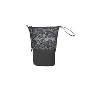 Satch Pencil Slider extra grande con compartimento divisor con cremallera, portalápices, escuadra, ventana de visualización para horarios