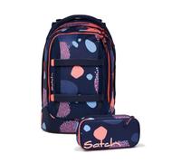 Satch Set bipack 2 piezas mochila pak + portalápices Coral Reef