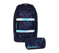 Satch Set Mochila Purple Laser Artículos Escolares Unisex Poliéster Reciclado Multicolor