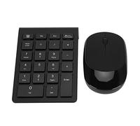 SatcOp Combo de Teclado Numérico y Mouse 22 Teclas Teclados Numéricos Inalámbricos Ultradelgados 2.4G Sin Interruptores para Computadoras Portátiles de Escritorio