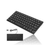 SatcOp Teclado de Computadora Ergonómico y Duradero de 78 Teclas, Compacto, Portátil y Compatible con PC y Computadoras Portátiles Que Mejoran su Experiencia de Escritura (Alemán)
