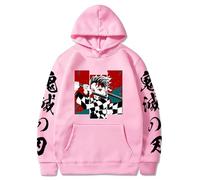 Satdflie Anime Demon Slayer Impreso Sudadera con Capucha Hombres Mujeres Harajuku suéter Loog Manga Sudadera Unisex Casual con Capucha Tops, Regalo Ideal para los Fans Navidad, color/12, XS