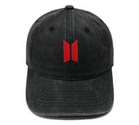 Satdflie BTS Gorra de béisbol para Hombres Mujeres Bangtans ARIRANG Sombrero RM Jin Suga J-Hope Jungkook V Tour del Mundo Bordado Gorra Retro, Regalo Ideal para los Fans, Negro