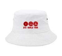 Satdflie BTS Sombrero de Cubo para Fans Gorra de Sol para Bangtan Boys Suga Jin Jimin Jung Kook J-Hope Mondo Tour Hiphop Unisex Bordado Lavado Retro Sombrero, Color/11