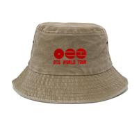 Satdflie BTS Sombrero de Cubo para Fans Gorra de Sol para Bangtan Boys Suga Jin Jimin Jung Kook J-Hope Mondo Tour Hiphop Unisex Bordado Lavado Retro Sombrero, Color/12