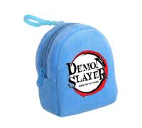 Satdflie Demon Slayer Moneda Bolsa, Bolsa de Cremallera de Peluche Mini Moneda Cartera, Bolsas de Almacenamiento de Auriculares Titular de la Llave, Regalo para niños y niñas Christams, Estilo/1