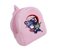 Satdflie Demon Slayer Moneda Bolsa, Bolsa de Cremallera de Peluche Mini Moneda Cartera, Bolsas de Almacenamiento de Auriculares Titular de la Llave, Regalo para niños y niñas Christams, Estilo/20