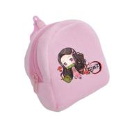 Satdflie Demon Slayer Moneda Bolsa, Bolsa de Cremallera de Peluche Mini Moneda Cartera, Bolsas de Almacenamiento de Auriculares Titular de la Llave, Regalo para niños y niñas Christams, Estilo/26