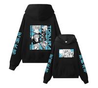 Satdflie Mi Héroe Academia Impresa Sudadera con Capucha para Hombres Mujeres Bakugo Gráficos Cosplay Harajuku Chaqueta Loog Manga Streetwear Tops, Color/18, 4XL