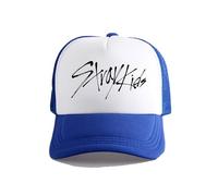 Satdflie Stray Kids Baseball Cap para Hombres Mujeres Sombrero del Sol Felix Hyunjin Han Seungmin I.N Bangchan Lee Conoce Changbin Hiphop Cap, Regalo Ideal para Fans, Azul/3