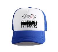 Satdflie Stray Kids Baseball Cap para Hombres Mujeres Sombrero del Sol Felix Hyunjin Han Seungmin I.N Bangchan Lee Conoce Changbin Hiphop Cap, Regalo Ideal para Fans, Azul / 2