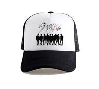 Satdflie Stray Kids Baseball Cap para Hombres Mujeres Sombrero del Sol Felix Hyunjin Han Seungmin I.N Bangchan Lee Conoce Changbin Hiphop Cap, Regalo Ideal para Fans, Blanco/2