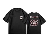 Satdflie Stray Kids Camisetas para Las Mujeres Skzoo Fans de Apoyo a Las Camisetas de Concierto, Bangchan Jisung Felix Hyunjin I.N Changbin Seungmin Dibujos Manga Corta Verano, Negro/4, L