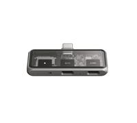 Satechi Mobile Hub USB-C 3 en 1 – PD 100W, Datos 10Gbps, 4K@60Hz, Lector microSD