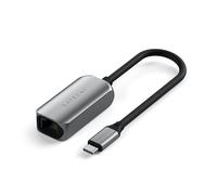 SATECHI Adaptador Ethernet USB-C 2.5 Gigabit, Adaptador USB-C a Ethernet hasta 2.5 GB para una Velocidad Más Rápida, para MacBook Pro, MacBook Air, iPad Pro, iPhone 16/15 y Más Dispositivos USB-C