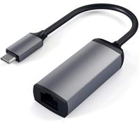 SATECHI Adaptador Ethernet USB C en Aluminio, Conexión Gigabit 10/100/1000 Mbps, Diseño Compacto Plug-and-Play para MacBook Air y Pro, Portátil, iPad, iPhone y más - Gris Espacial
