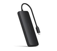 Satechi Adaptador multipuerto híbrido USB-C con carcasa SSD negro
