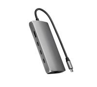 Satechi Adaptador multipuerto USB-C 8K con Ethernet V3 gris espacial